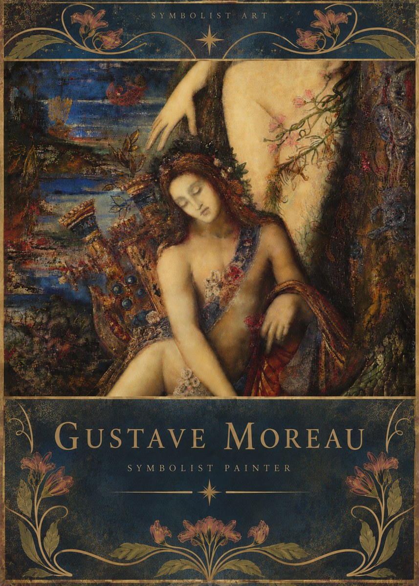 Gustave Moreau Symbolist Painting No6 - Plakat
