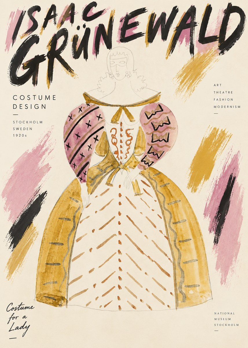 Isaac Grünewald Costume Design XII No3 - Plakat