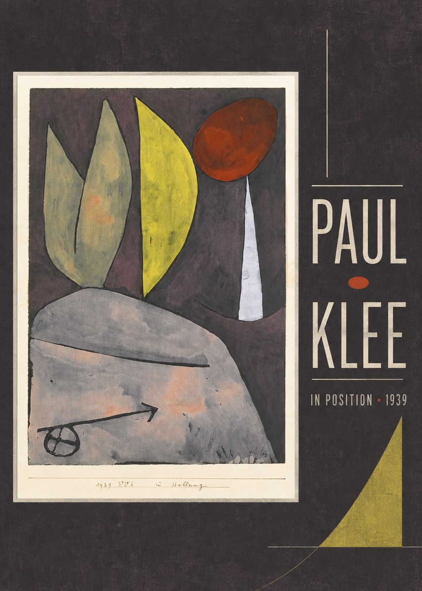 Paul Klee In Position No5 - Plakat