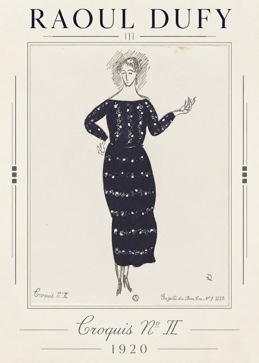 Raoul Dufy Croquis N° Ii No1 - Plakat