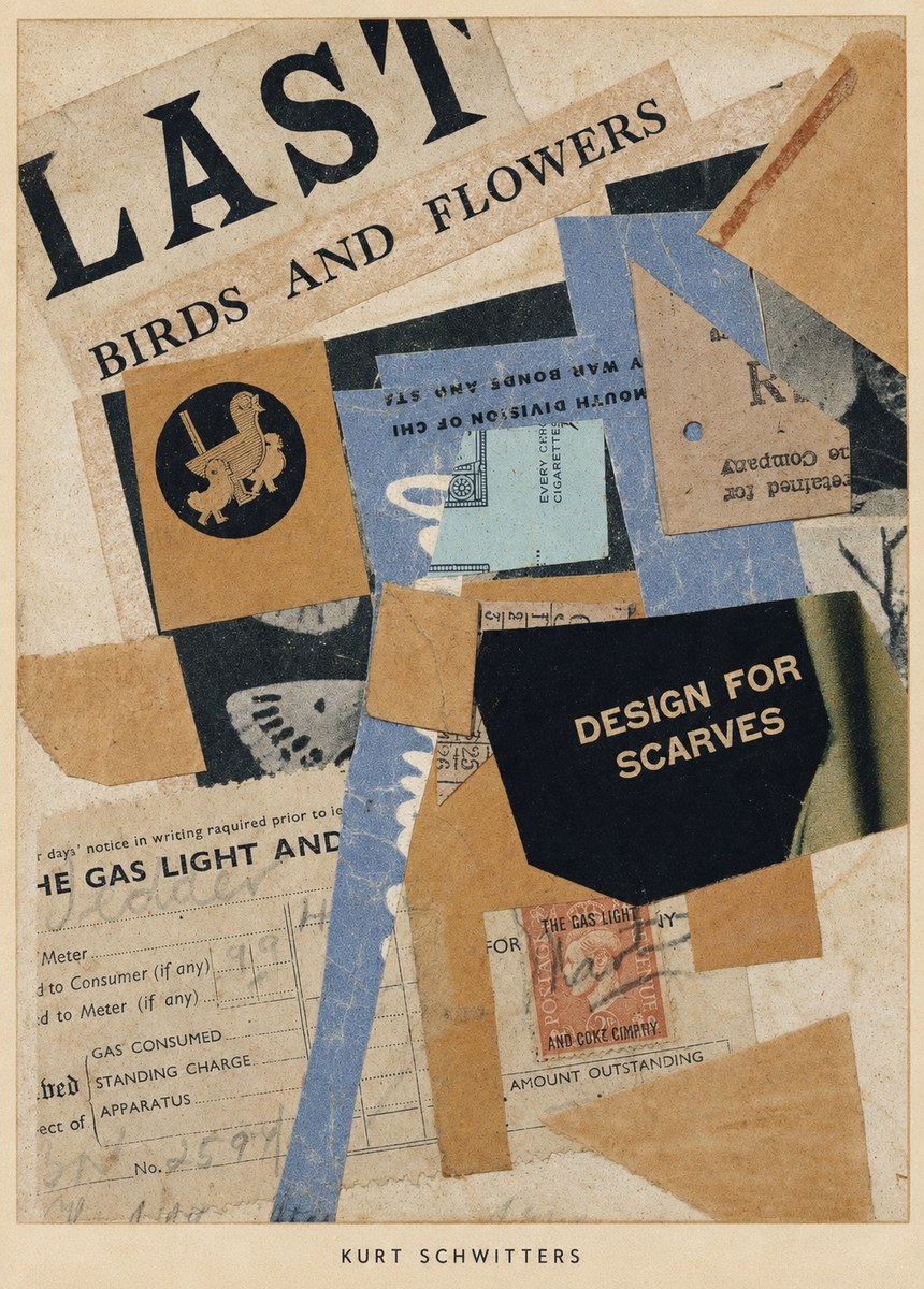 Kurt Schwitters Last Birds and Flowers No5 - Plakat