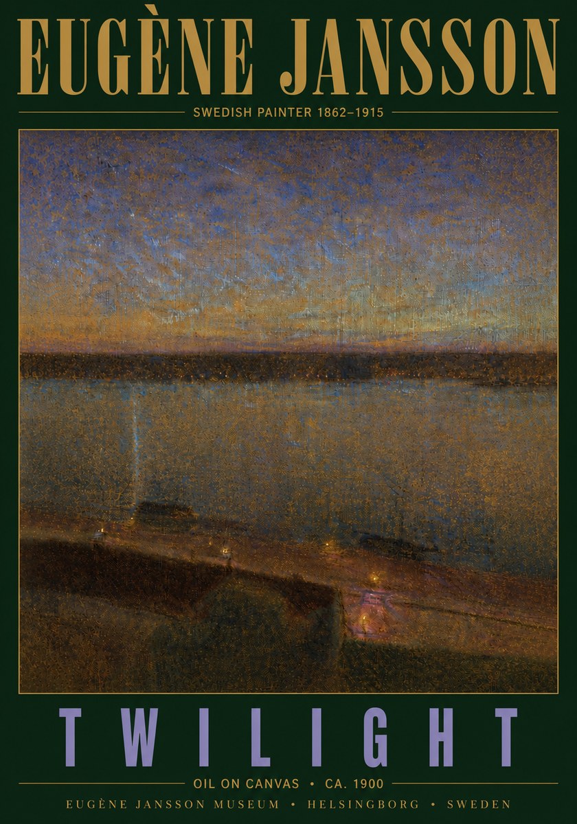 Eugène Jansson Twilight No5 - Plakat