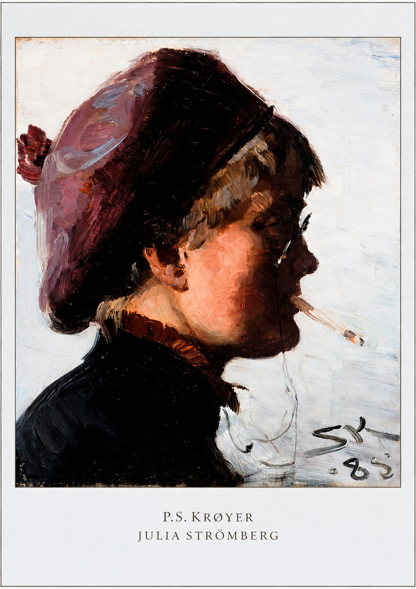 P.S. Krøyer Julia Strömberg No6 - Plakat