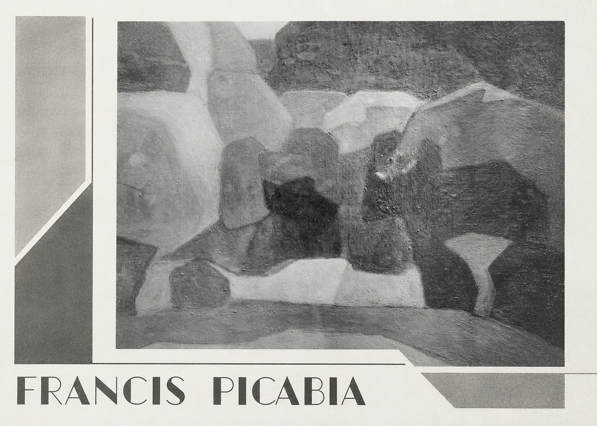 Francis Picabia Geometric Forms No3 - Plakat