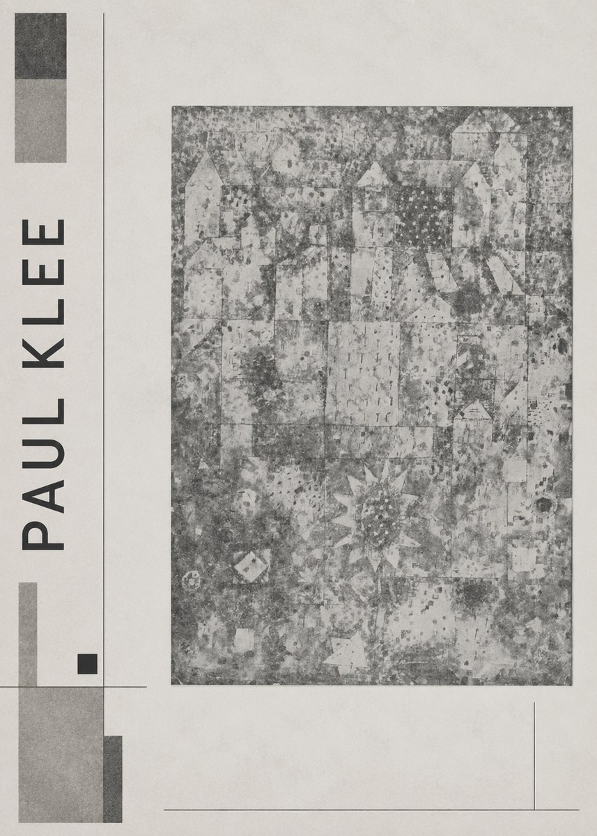 Paul Klee Town and Country No2 - Plakat