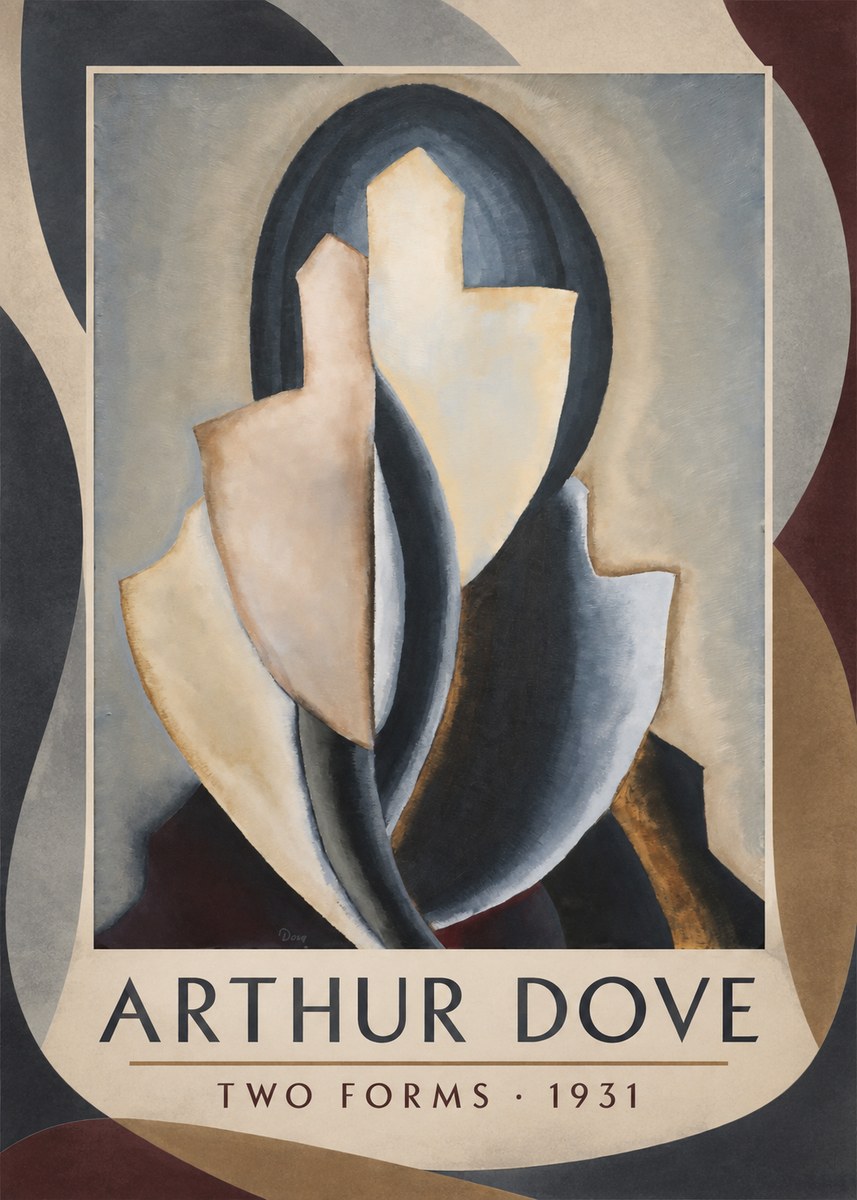 Arthur Dove Two Forms No1 - Plakat