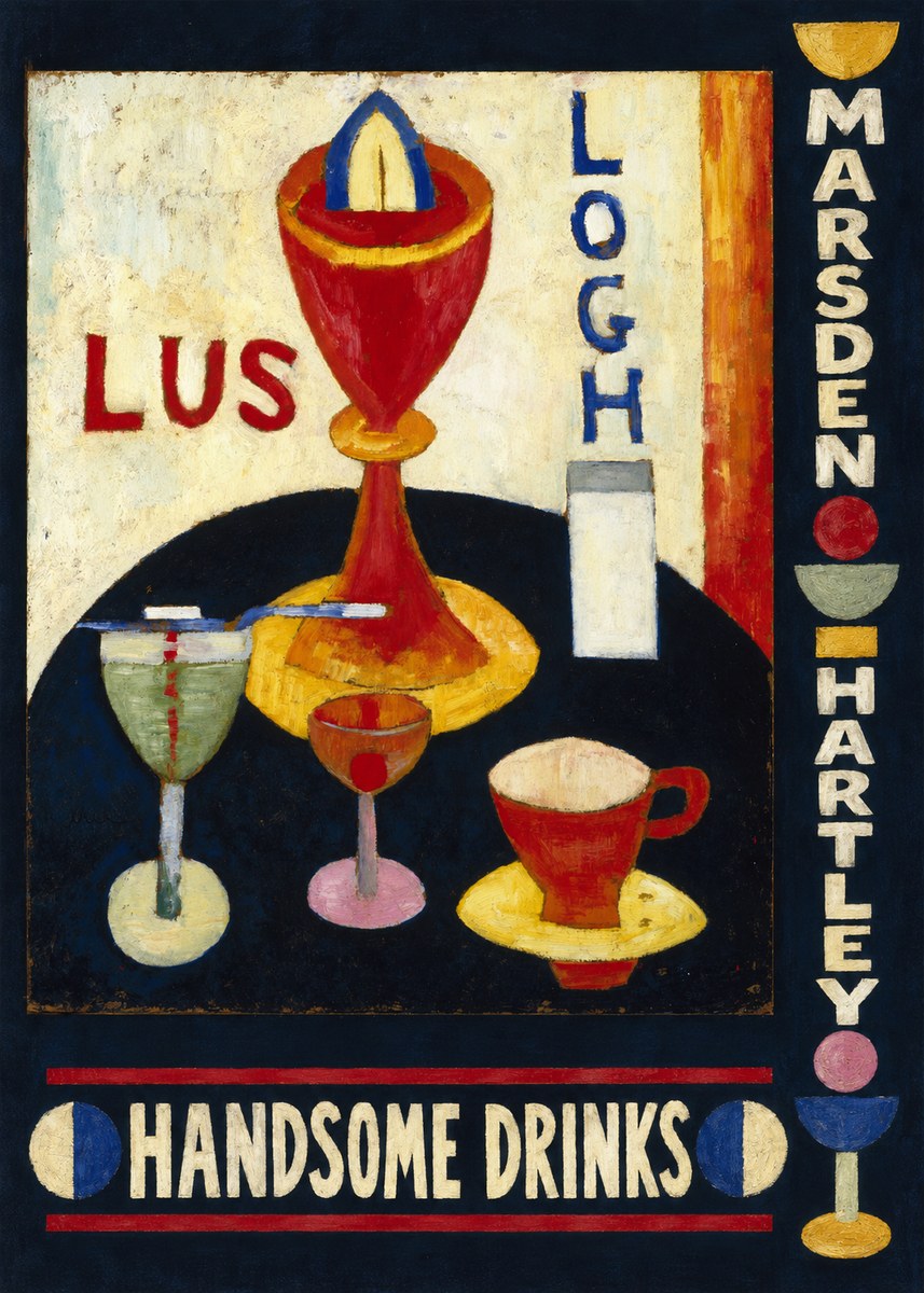 Marsden Hartley Handsome Drinks No5 - Plakat