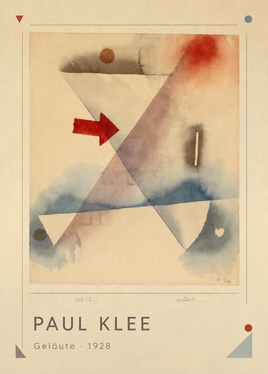 Paul Klee Geläute No1 - Plakat