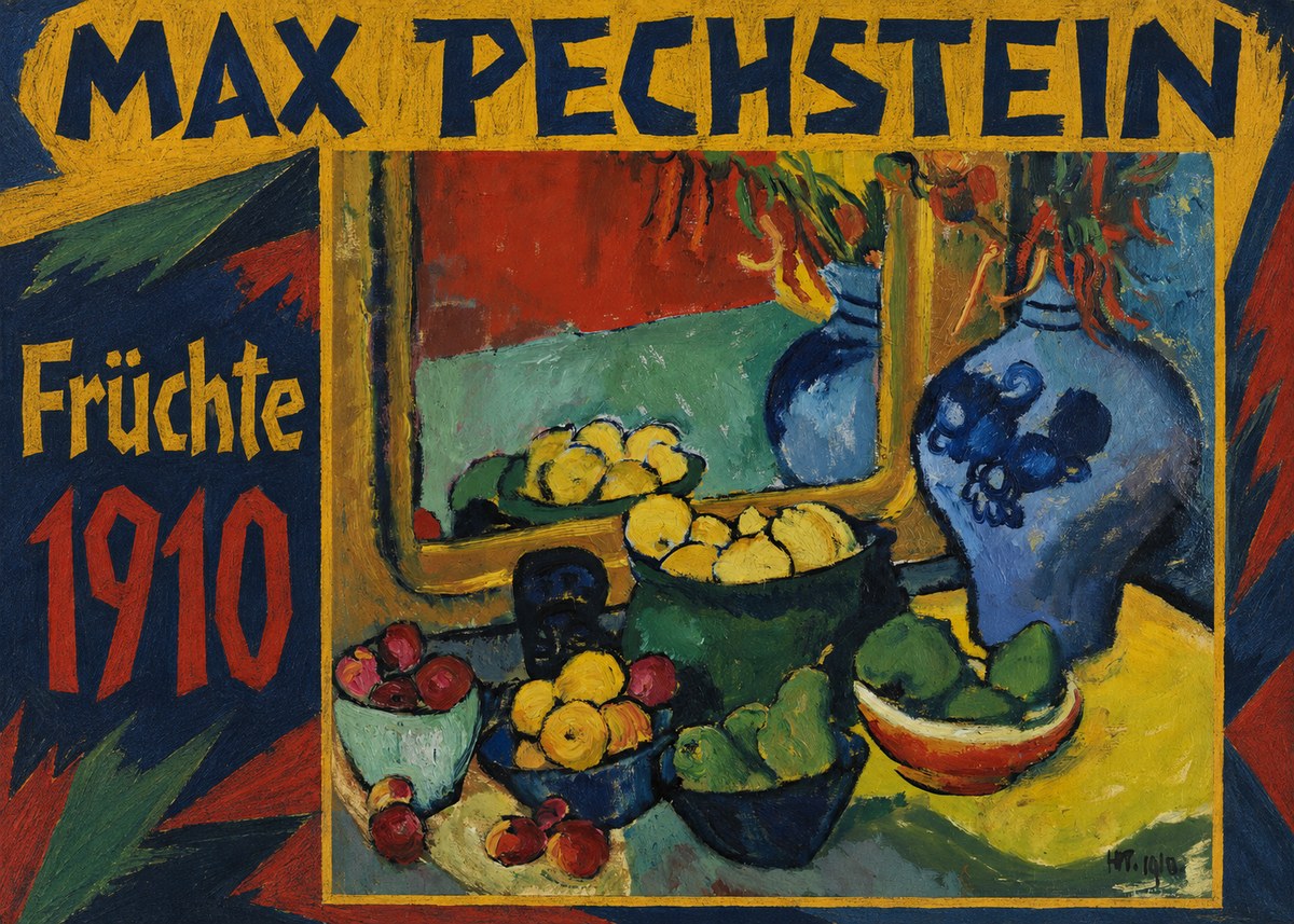 Max Pechstein Früchte 1910 No1 - Plakat