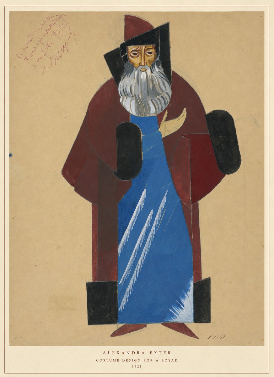 Alexandra Exter Costume Design for a Boyar No6 - Plakat