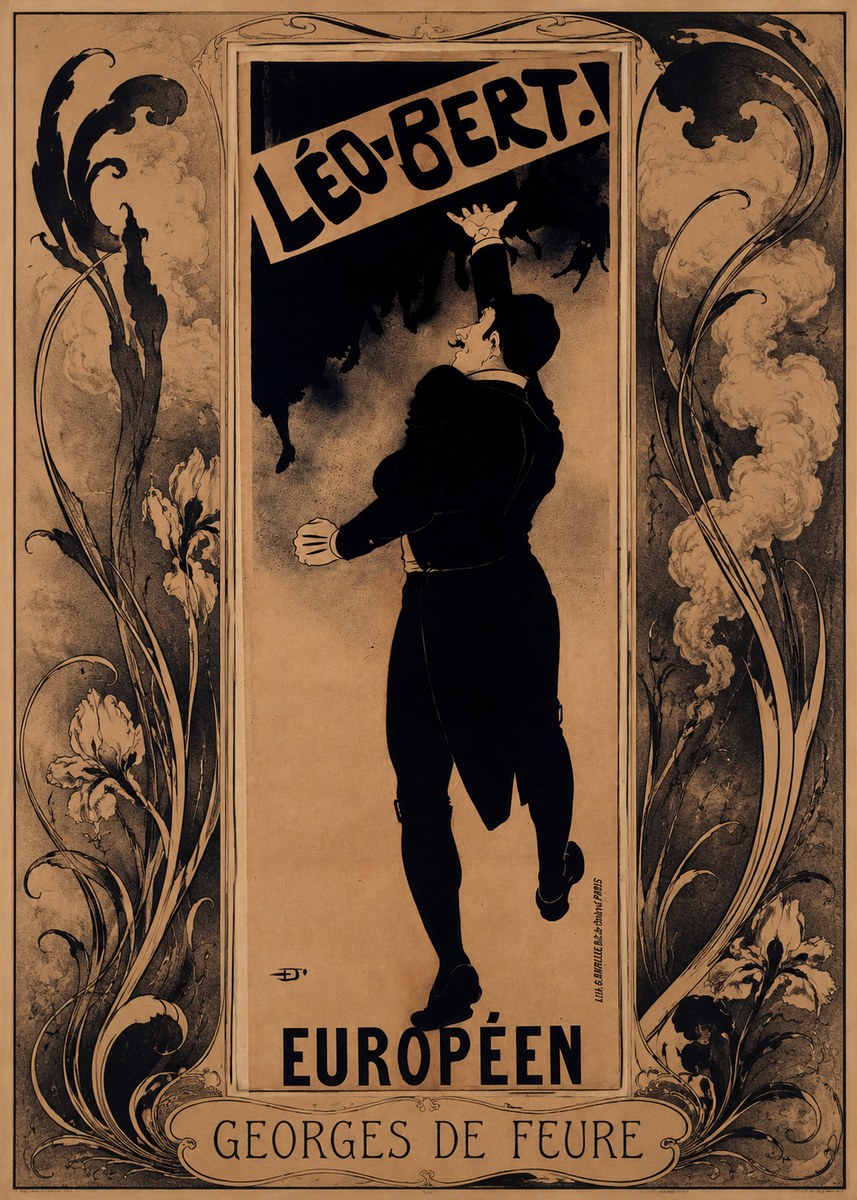 Georges de Feure Léo-bert! II No5 - Plakat