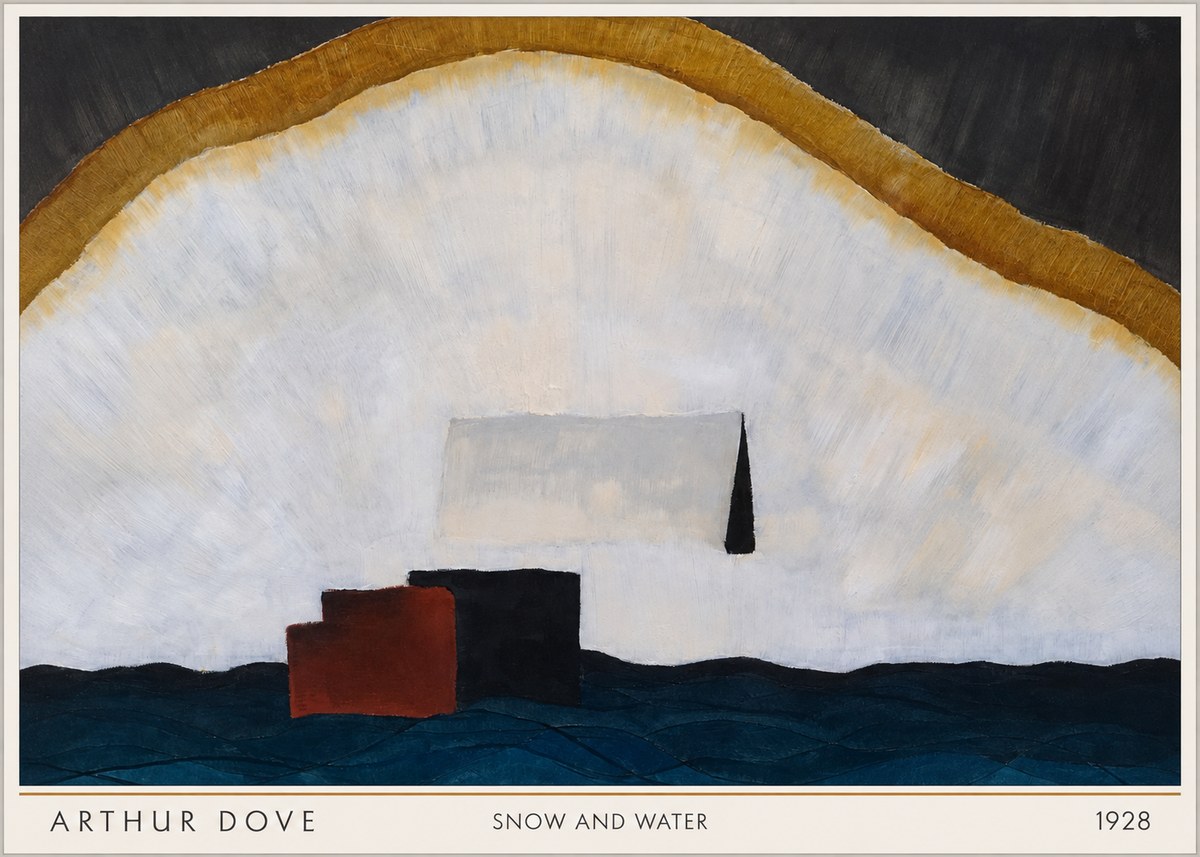 Arthur Dove Snow and Water No5 - Plakat