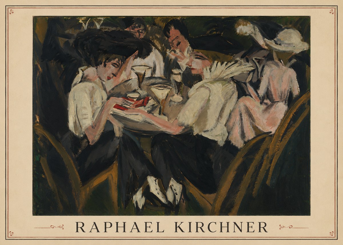 Raphael Kirchner Table Talk No1 - Plakat