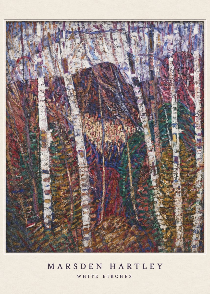 Marsden Hartley White Birches No6 - Plakat