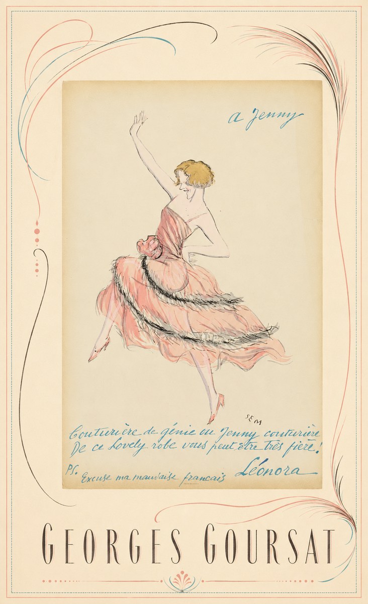 Georges Goursat A Jenny No4 - Plakat
