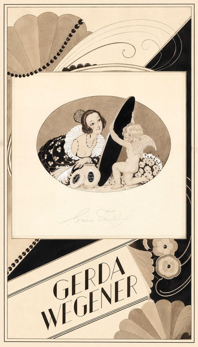 Gerda Wegener Crème Teindelys II No5 - Plakat