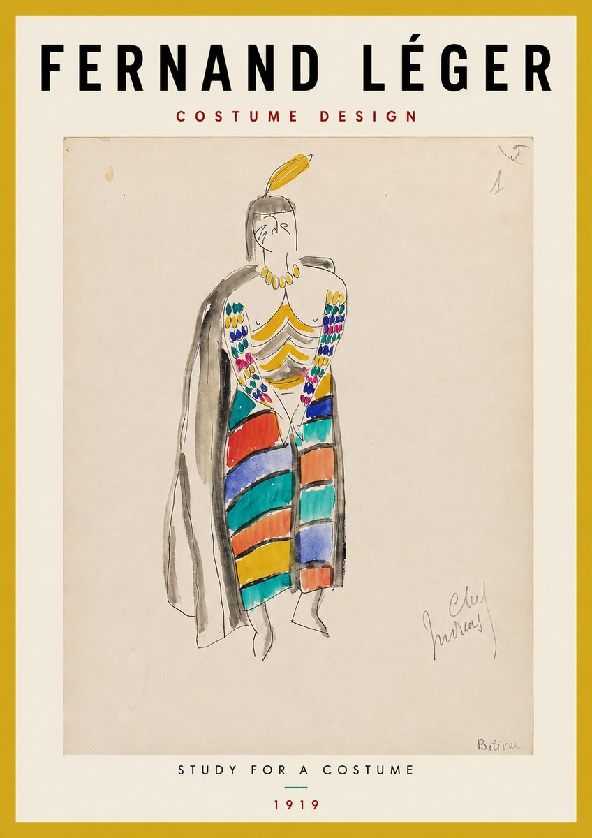 Fernand Léger Chef Moreau No2 - Plakat