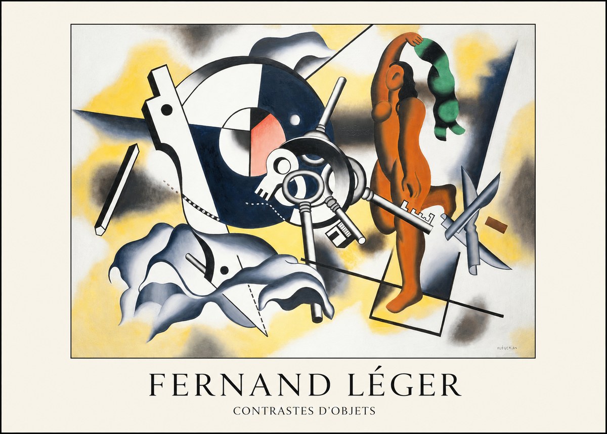 Fernand Léger Contrastes D'objets No2 - Plakat