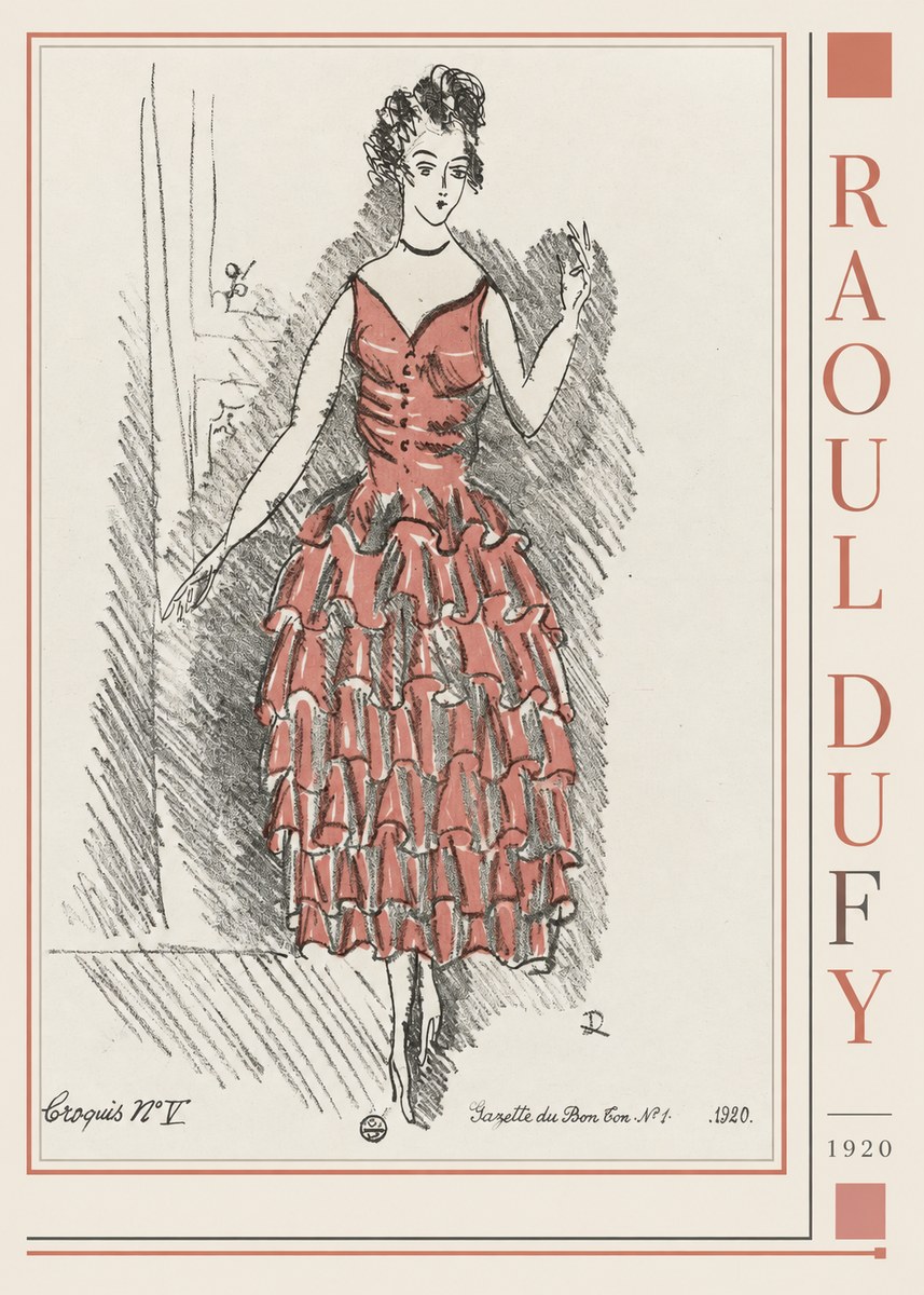 Raoul Dufy Croquis N°v No2 - Plakat