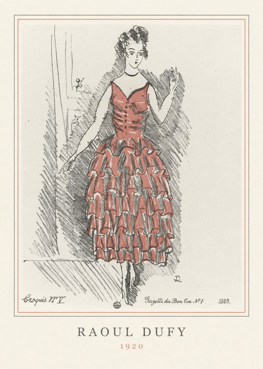 Raoul Dufy Croquis N°v No4 - Plakat