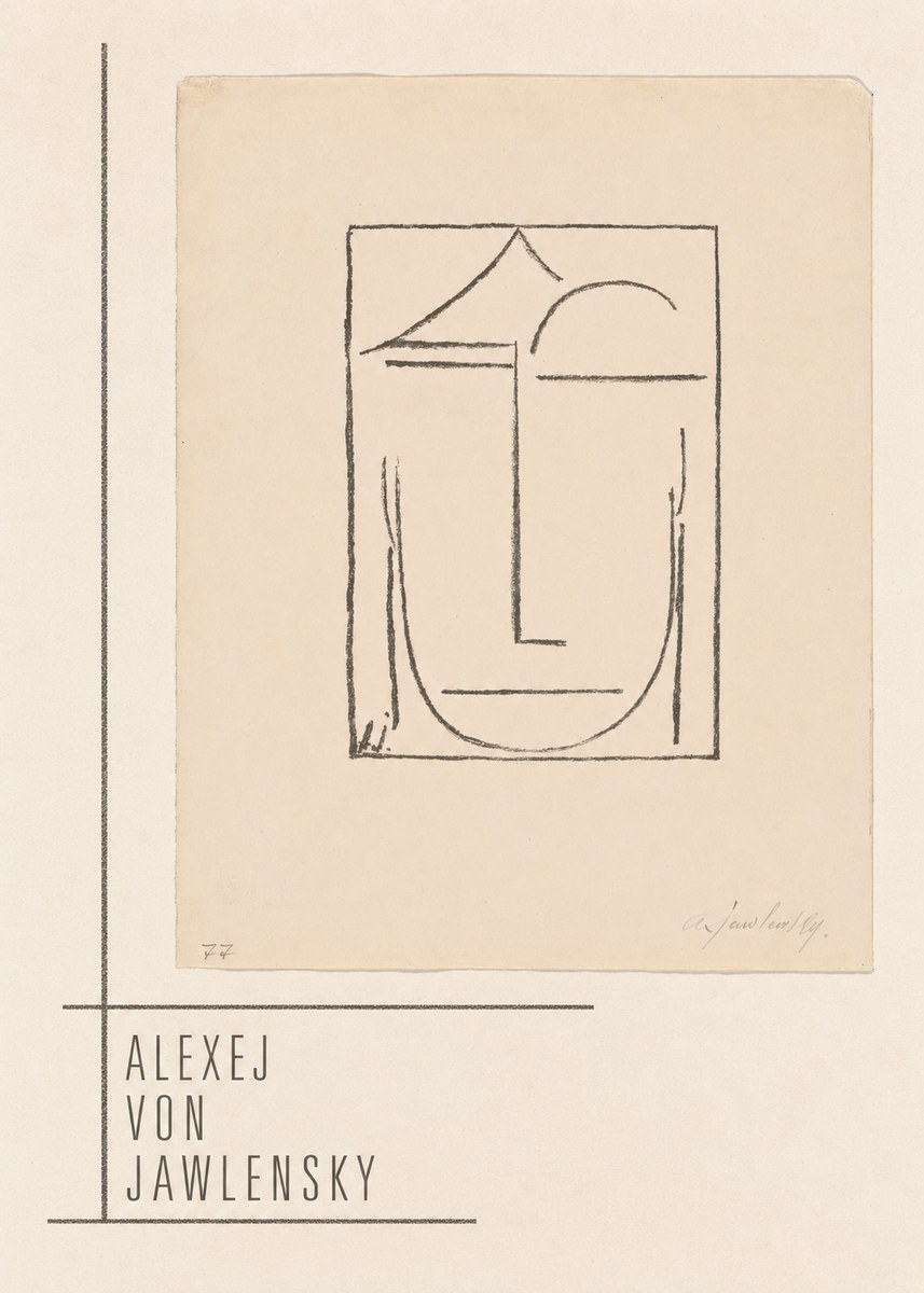 Alexej von Jawlensky Abstract Head No2 - Plakat