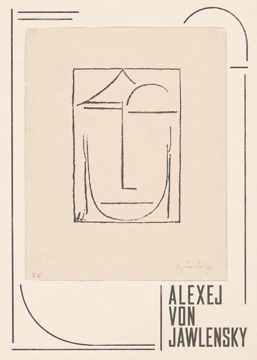 Alexej von Jawlensky Abstract Head No3 - Plakat