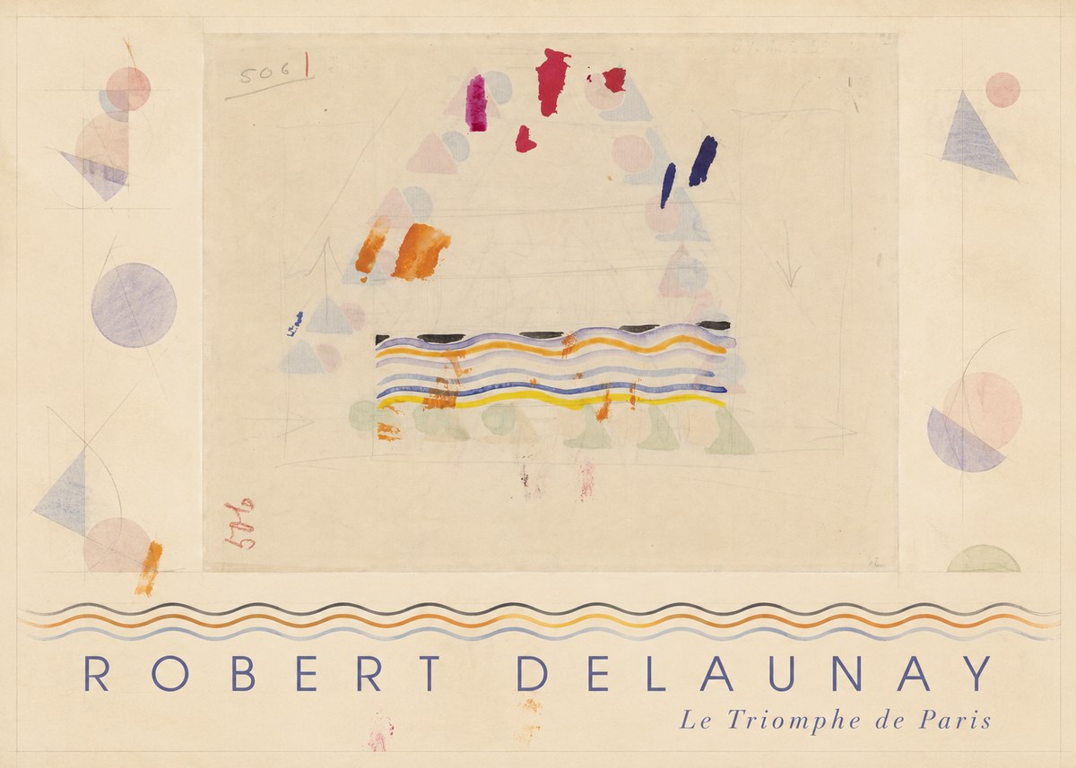 Robert Delaunay Le Triomphe De Paris V No6 - Plakat