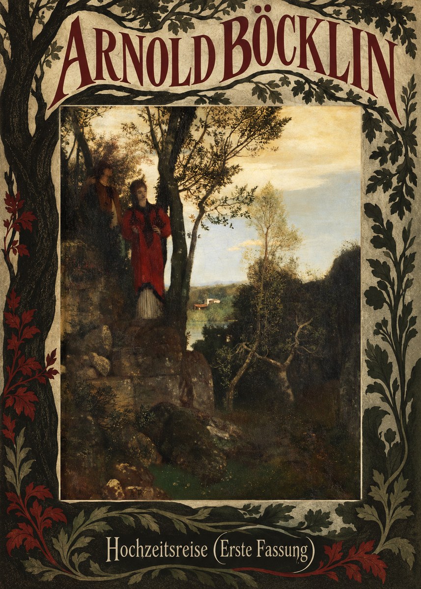 Arnold Böcklin Hochzeitsreise (Erste Fassung) No5 - Plakat