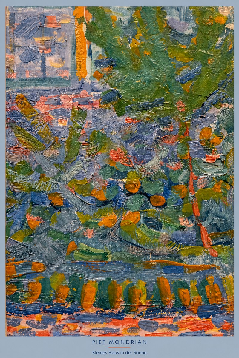 Piet Mondrian Kleines Haus in Der Sonne III No6 - Plakat