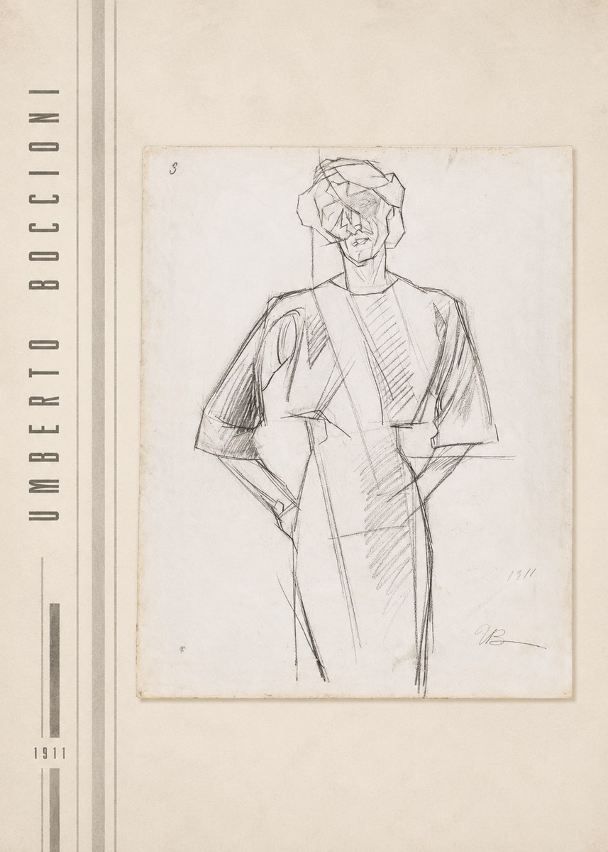 Umberto Boccioni Figure Study, 1911 No3 - Plakat
