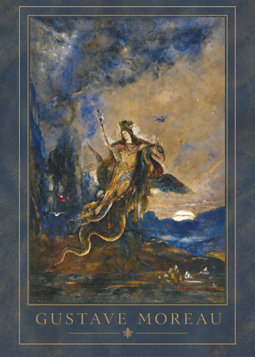 Gustave Moreau Les Fées No3 - Plakat