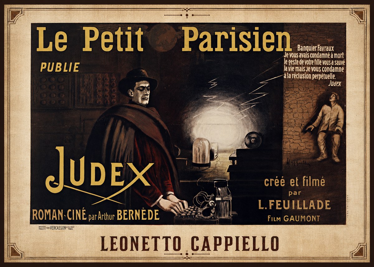 Leonetto Cappiello Judex No1 - Plakat