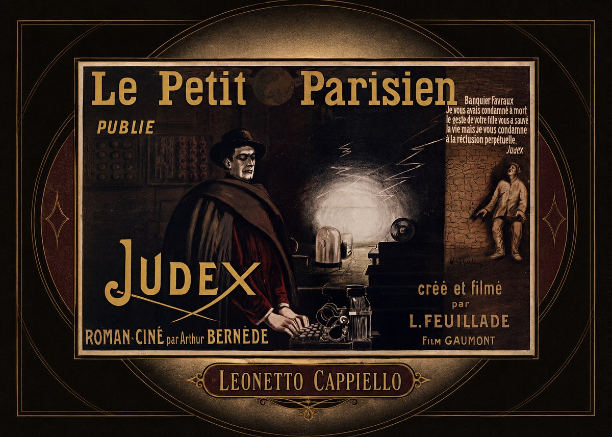 Leonetto Cappiello Judex No4 - Plakat
