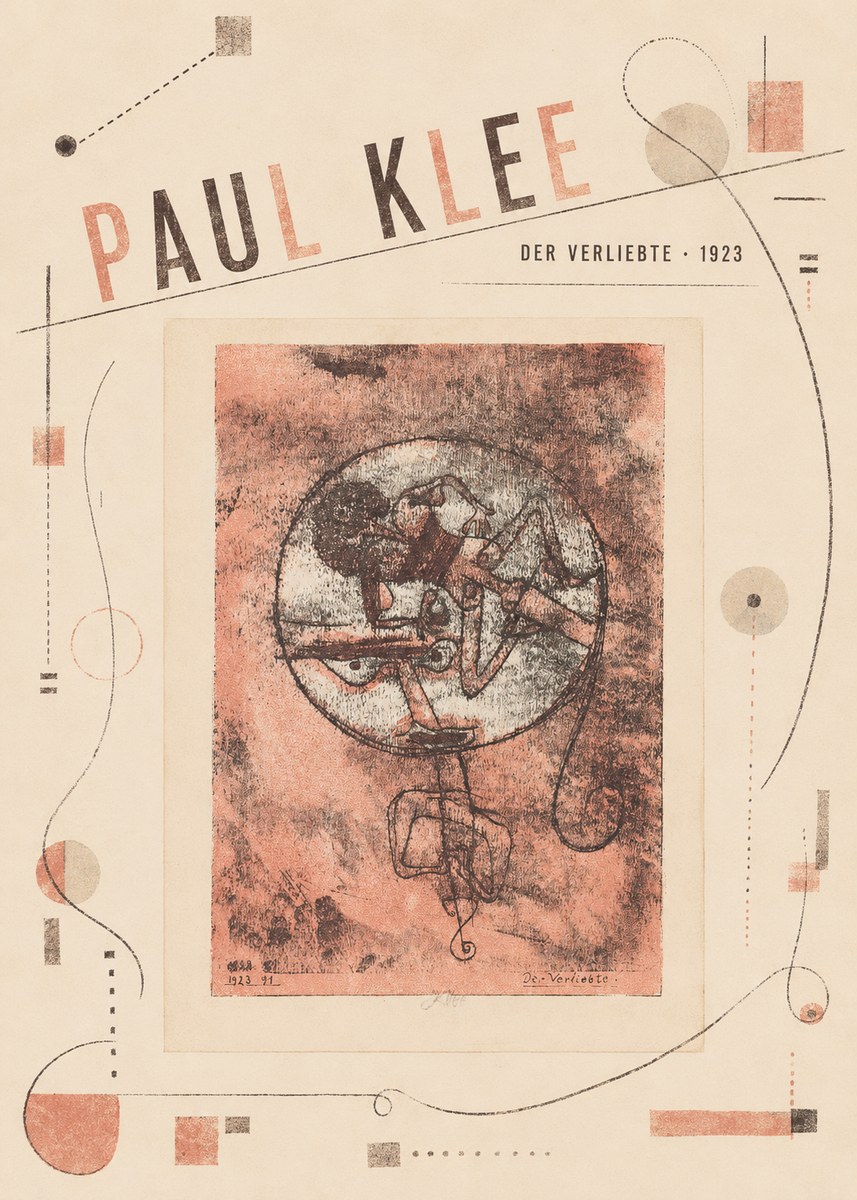 Paul Klee Der Verliebte II No5 - Plakat