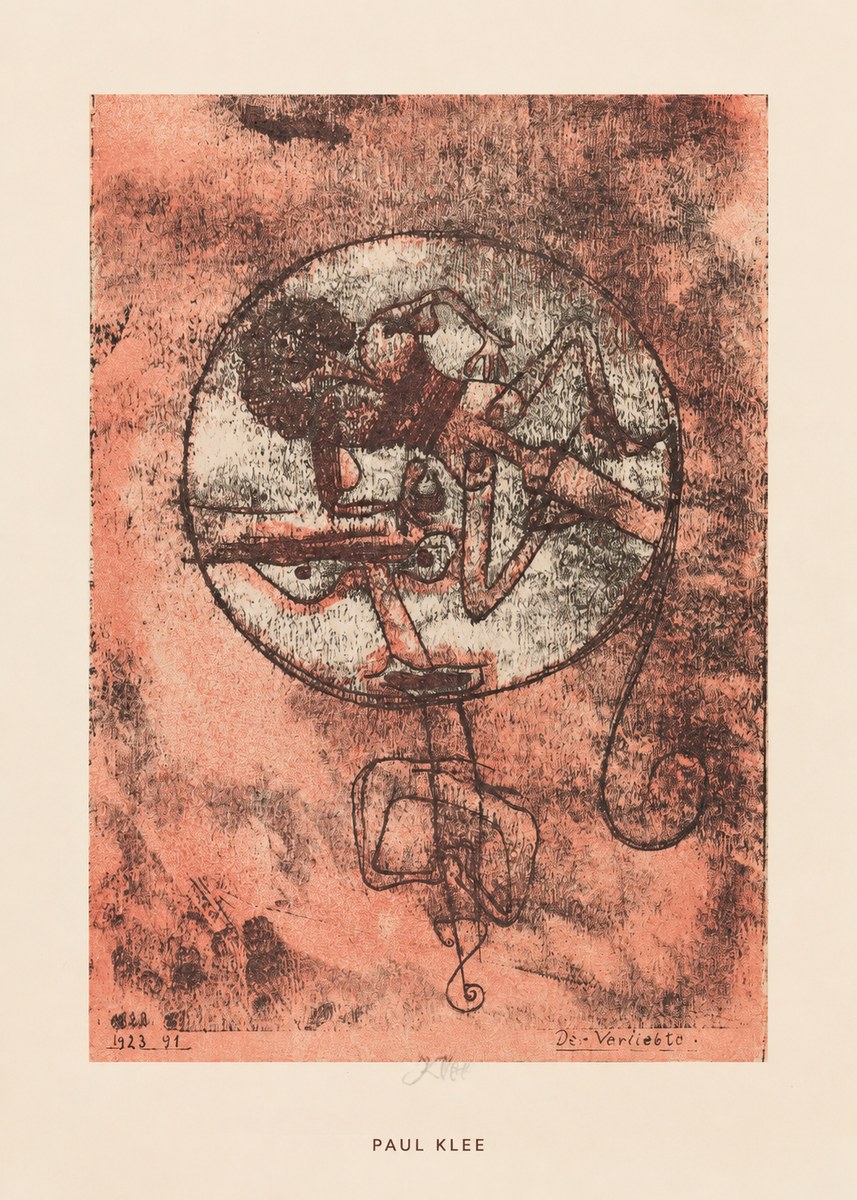 Paul Klee Der Verliebte II No6 - Plakat