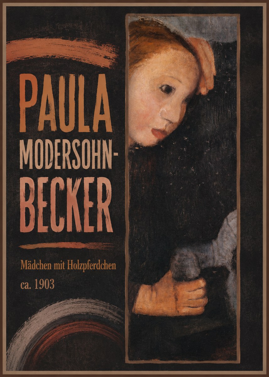 Paula Modersohn-Becker Mädchen Mit Holzpferdchen No3 - Plakat
