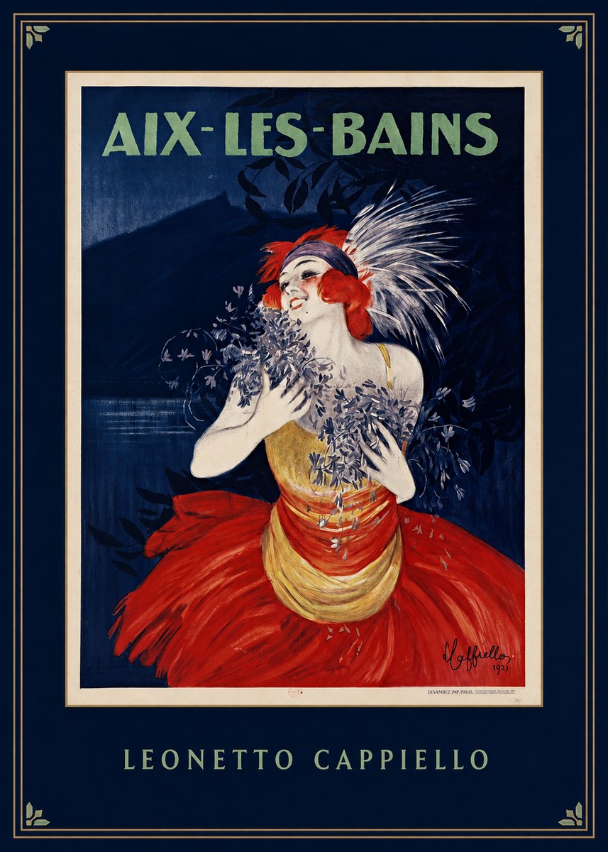 Leonetto Cappiello Aix-les-bains No3 - Plakat