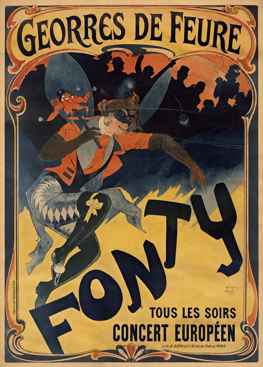 Georges de Feure Fonty II No1 - Plakat