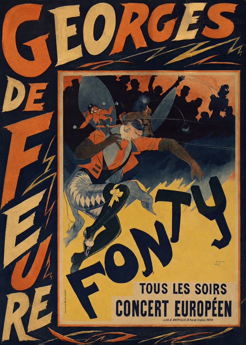 Georges de Feure Fonty II No5 - Plakat