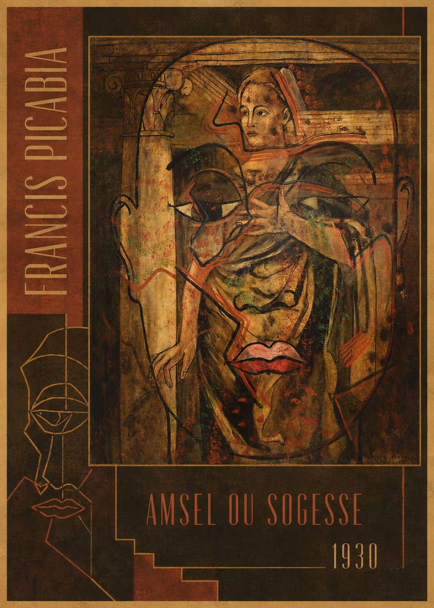 Francis Picabia Amsel Ou Sogesse No2 - Plakat
