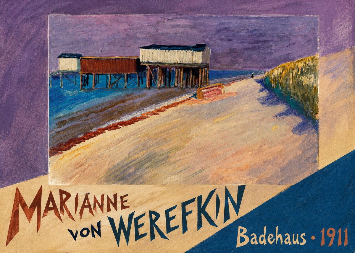 Marianne von Werefkin Badehaus No5 - Plakat