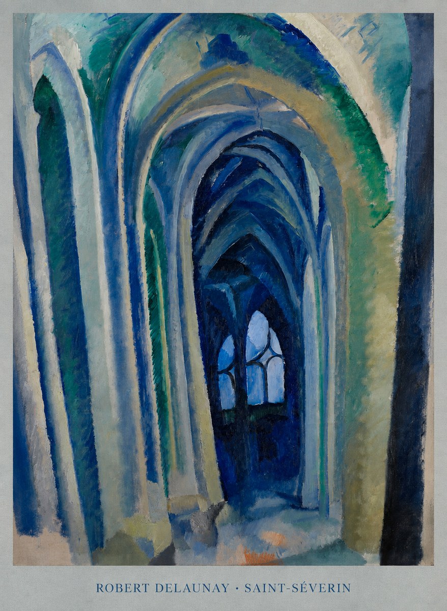 Robert Delaunay Saint-séverin No5 - Plakat