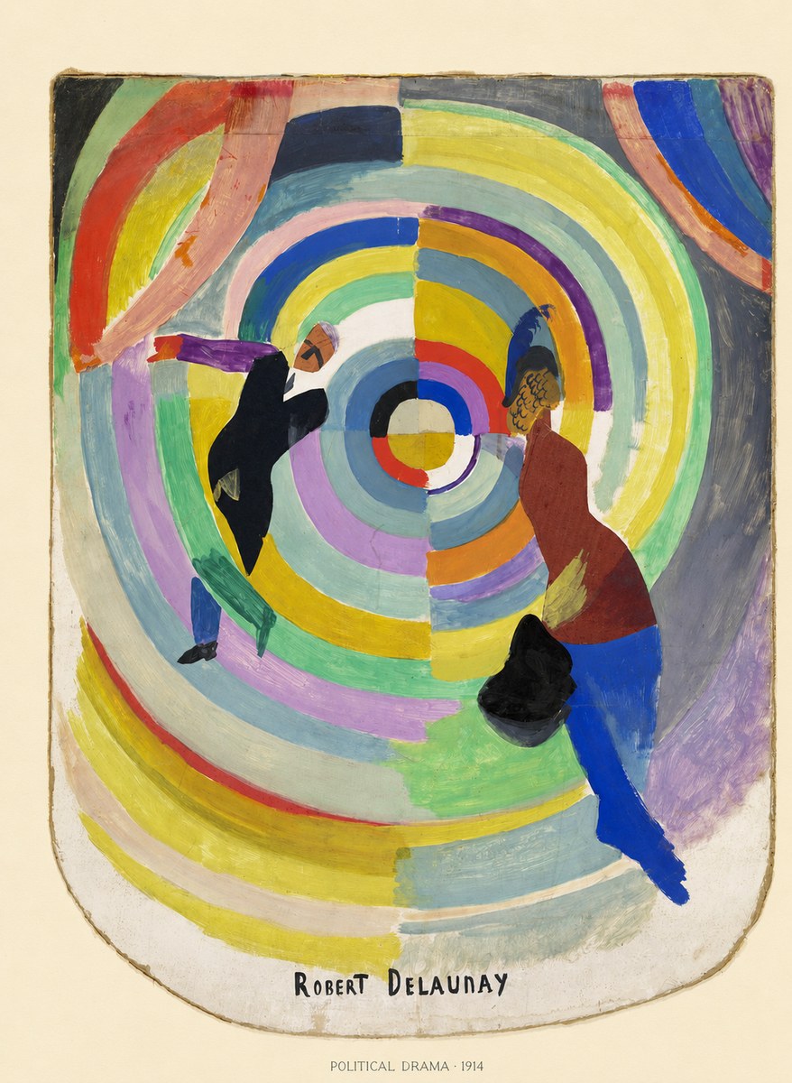 Robert Delaunay Political Drama No6 - Plakat