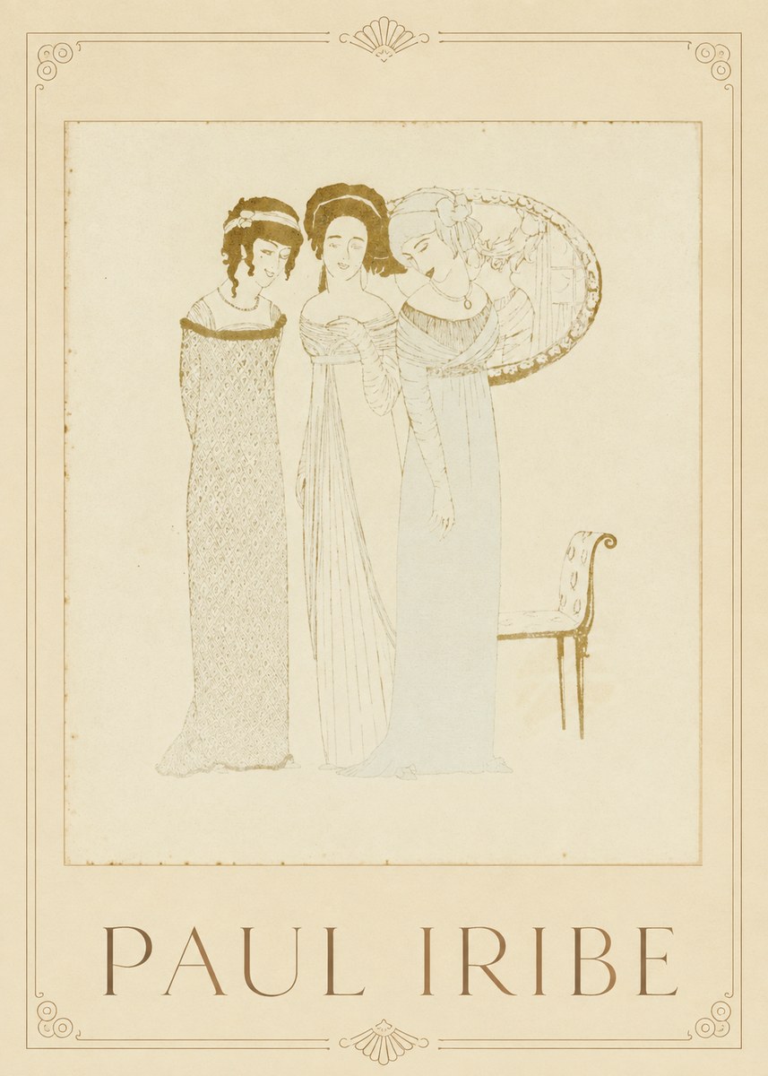 Paul Iribe Elegant Figures No1 - Plakat
