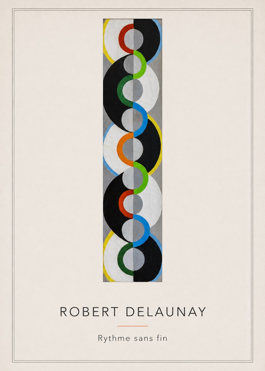 Robert Delaunay Rythme Sans Fin III No4 - Plakat