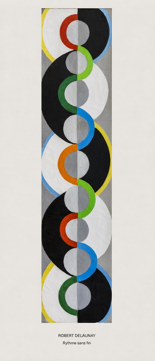 Robert Delaunay Rythme Sans Fin III No5 - Plakat