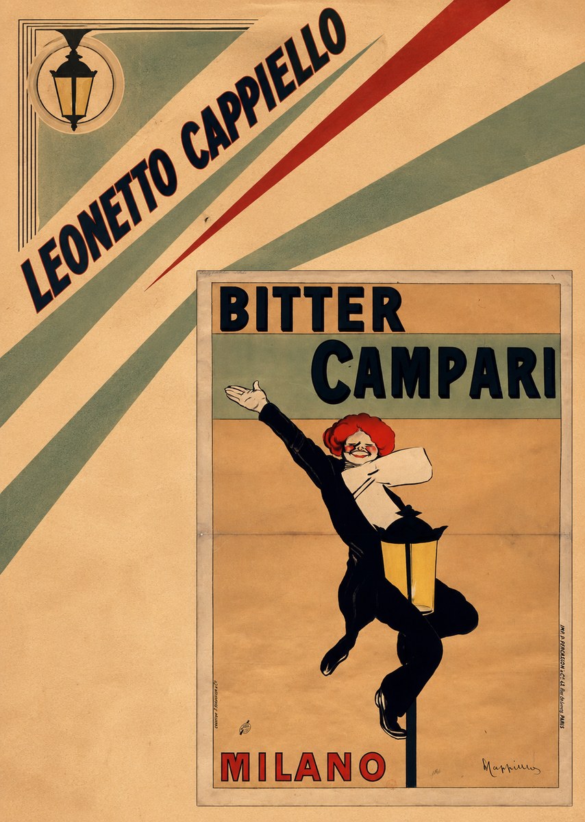Leonetto Cappiello Bitter Campari II No5 - Plakat