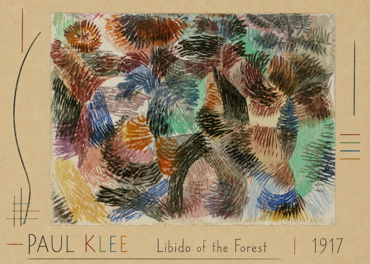 Paul Klee Libido of the Forest No2 - Plakat