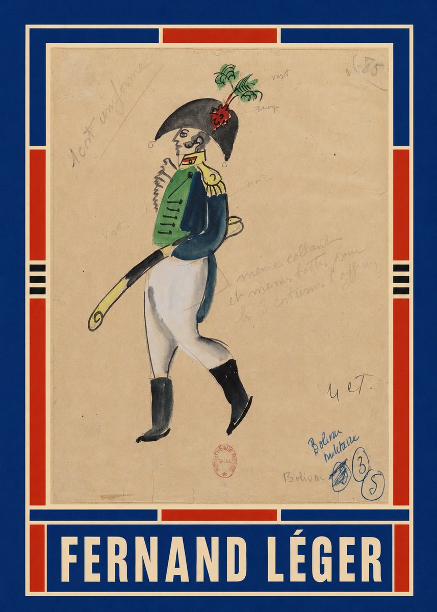 Fernand Léger Bolívar Militaire No1 - Plakat