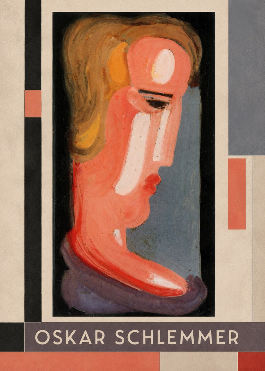 Oskar Schlemmer Profil No2 - Plakat